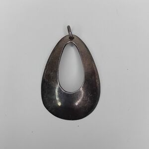 Silpada Sterling Silver Teardrop Pendant Retired Vintage 925
